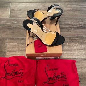 Christian Louboutin Open Toe Stilettos